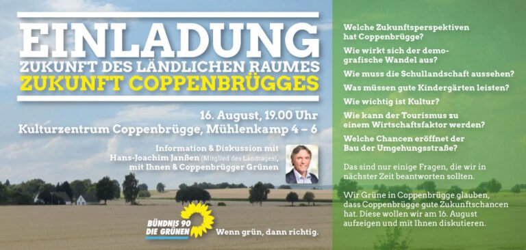 Veranstaltung „Zukunft des ländlichen Raumes“ in Coppenbrügge