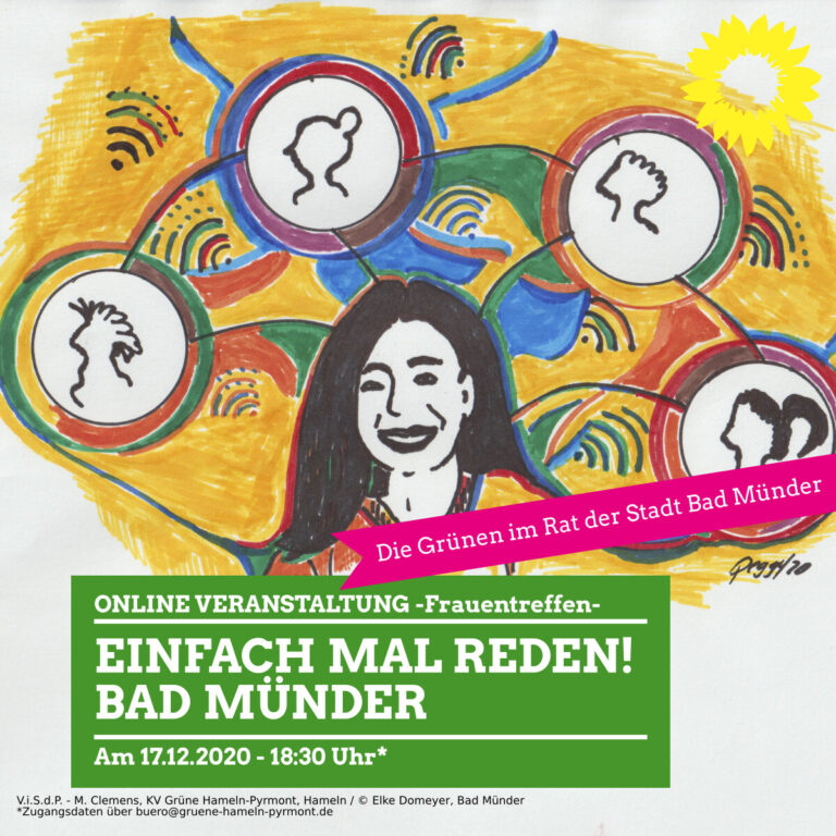 Einladung zum Frauentreffen – einfach mal reden!  Online Veranstaltung am 17.12.2020 – 18:30 Uhr