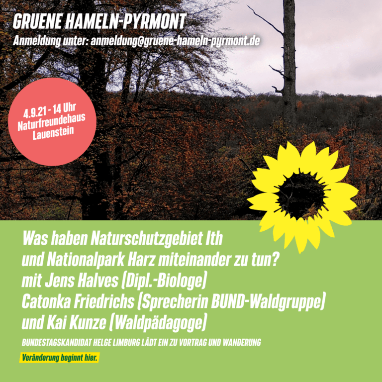Was haben Naturschutzgebiet Ith und Nationalpark Harz miteinander zu tun?