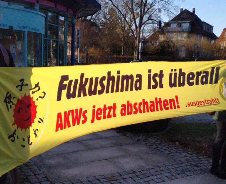 Fukushima Mahnwache in Bad Pyrmont