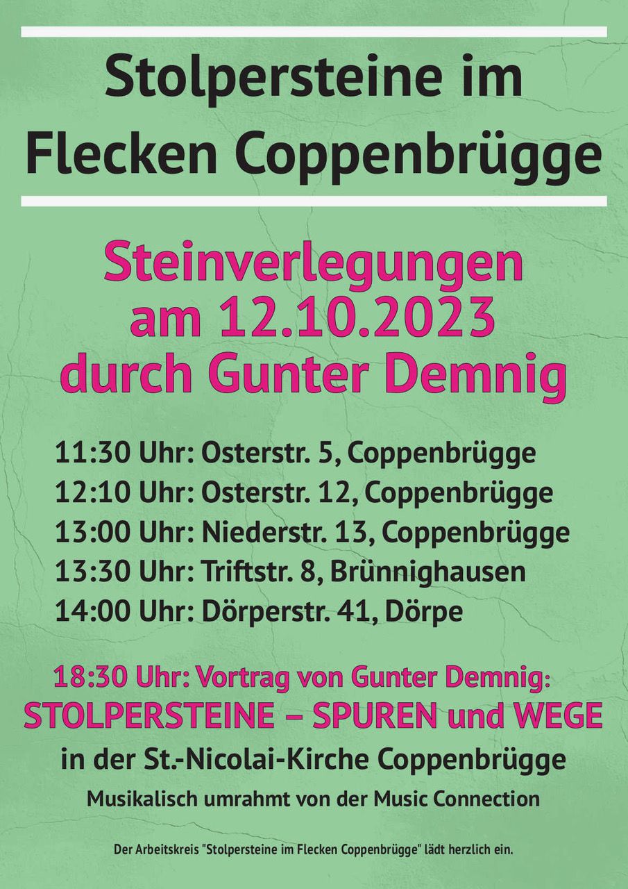 plakat stolpersteine verlegung 121023 verkl