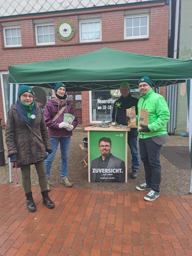 Grüne Wahlkämpfer*innen in Bad Münder