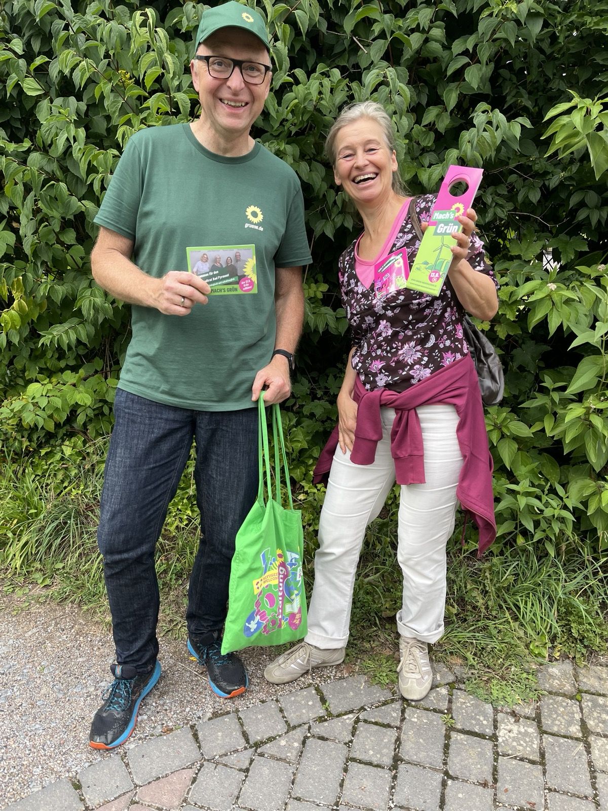 haustürwahlkampf mit jens und iris
